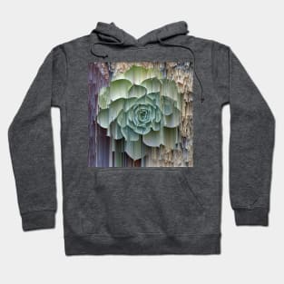 Glitched Succulent Hoodie